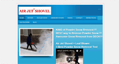 Desktop Screenshot of airjetshovel.com