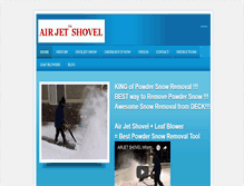 Tablet Screenshot of airjetshovel.com